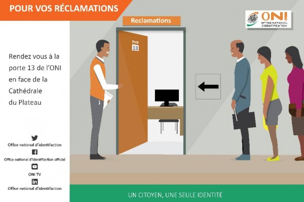 Service de réclamations ONI fonctionnel