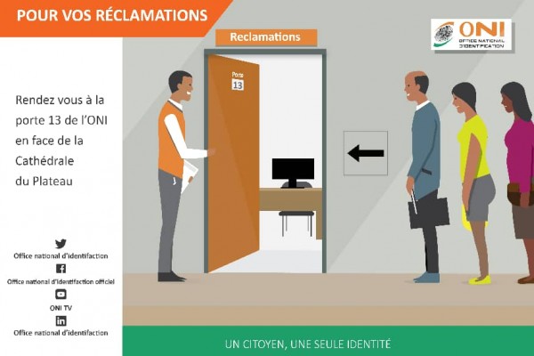 Le service réclamation de l'ONI