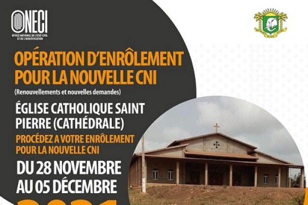 Opération d'enrôlement pour la nouvelle CNI à San-Pédro