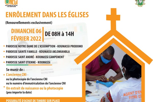 ENRÔLEMENT DANS LES ÉGLISES