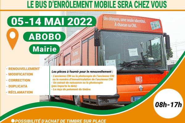 OPÉRATIONS D’ENRÔLEMENT POUR LA NOUVELLE À ABOBO