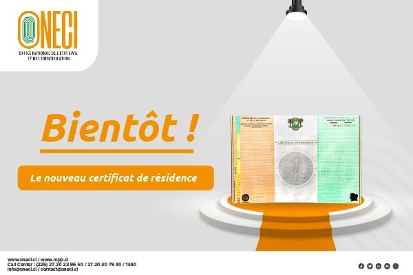 Certificat de Résidence
