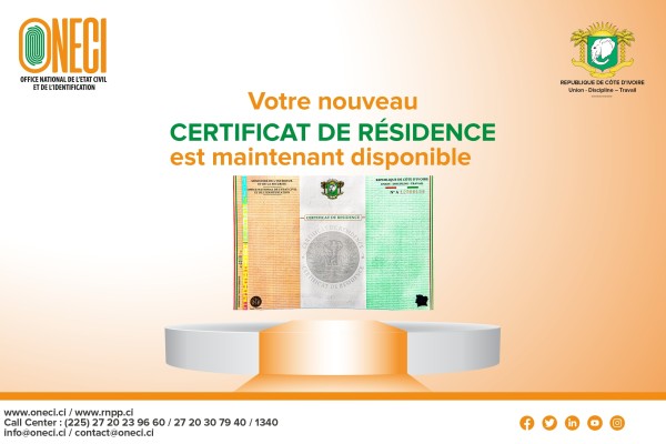 LE NOUVEAU CERTIFICAT DE RÉSIDENCE